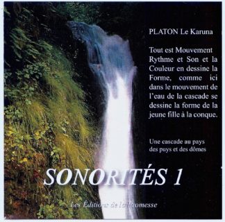Sonorités 1 (CD audio) - Couverture - Platon Le Karuna - Editions de la Promesse