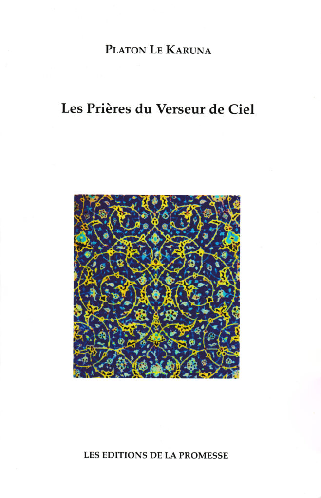 Les Prières du Verseur de Ciel _ Couverture